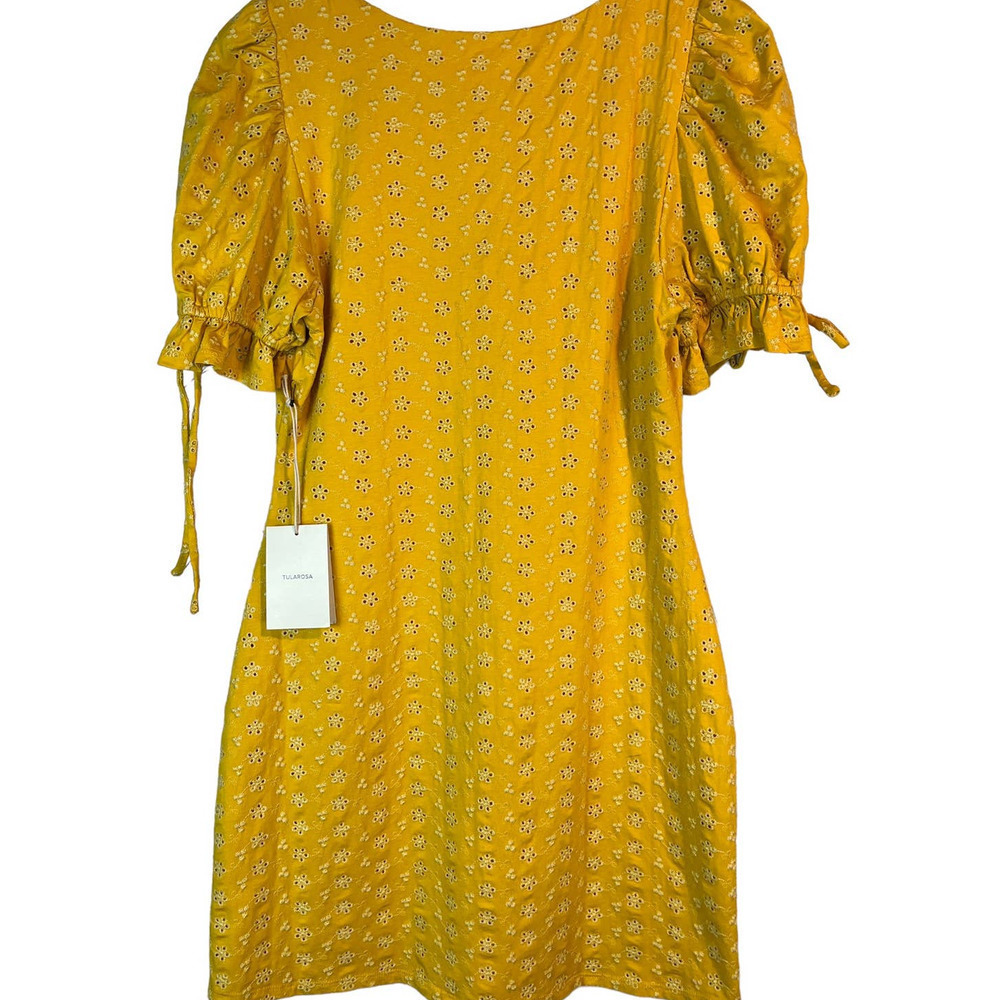 Tularosa Yellow Mini Floral Dress /  New With Tags - Picture 7 of 8